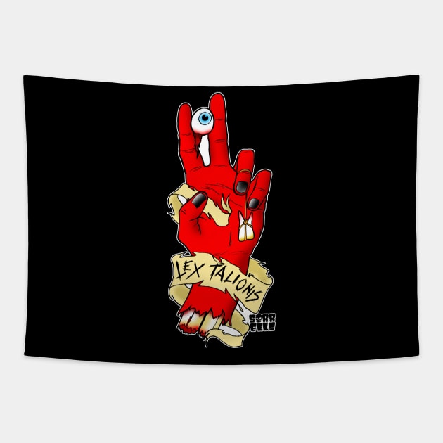 Lex Talionis Tattoo Tapestry TeePublic