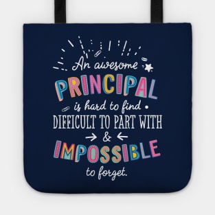 An awesome Principal Gift Idea - Impossible to Forget Quote Tote