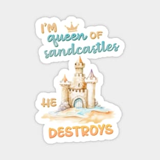 Queen of Sandcastles Taylor Swift Magnet