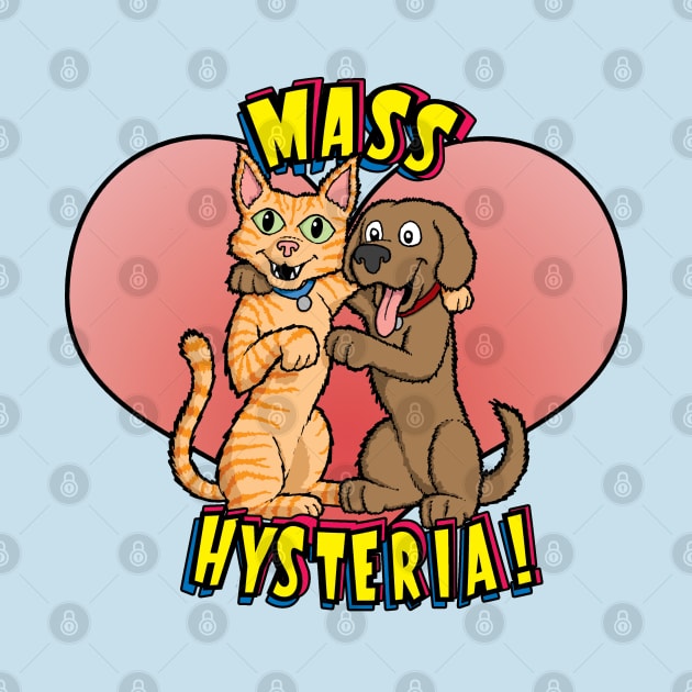 Dogs and Cats Living Together... Ghostbusters TShirt TeePublic