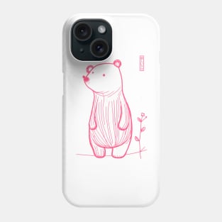 sad bear Phone Case