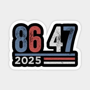 8647 Anti Trump Retro Vintage Magnet