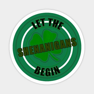 4 Leaf Clover Shenanigans Magnet