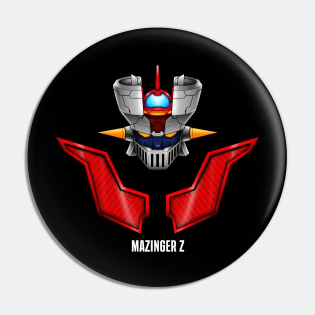 Mazinger Z Pin by WahyudiArtwork