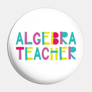 Algebra Teacher Gift Idea Cute Back to School Pin