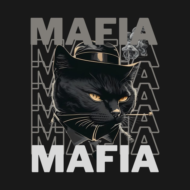 Mafia Cat by WiseCat.id