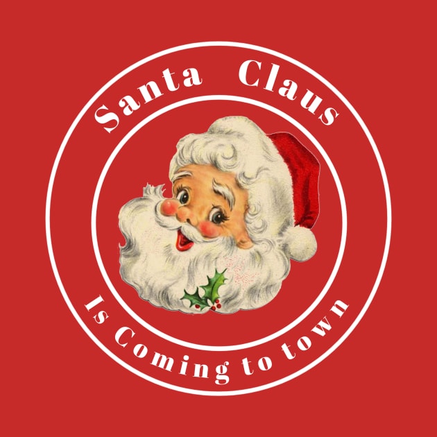 Festive Holiday Santa claus is coming to town by charlielove