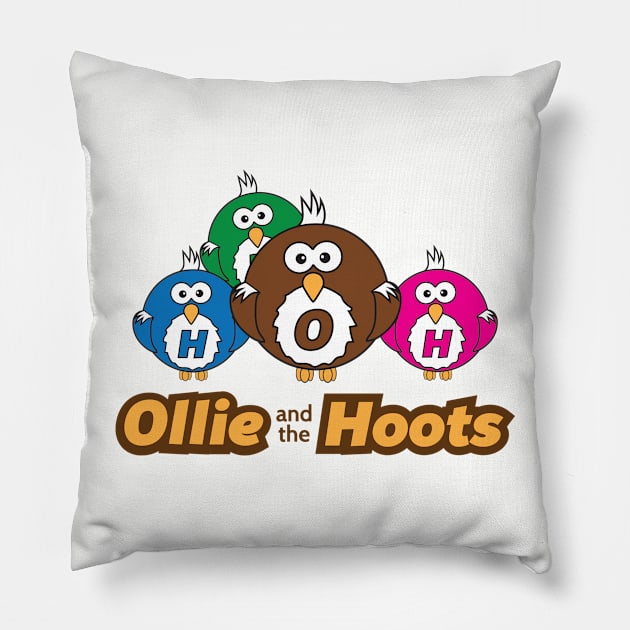 Ollie and the Hoots Tee Pillow by ollieandthehoots