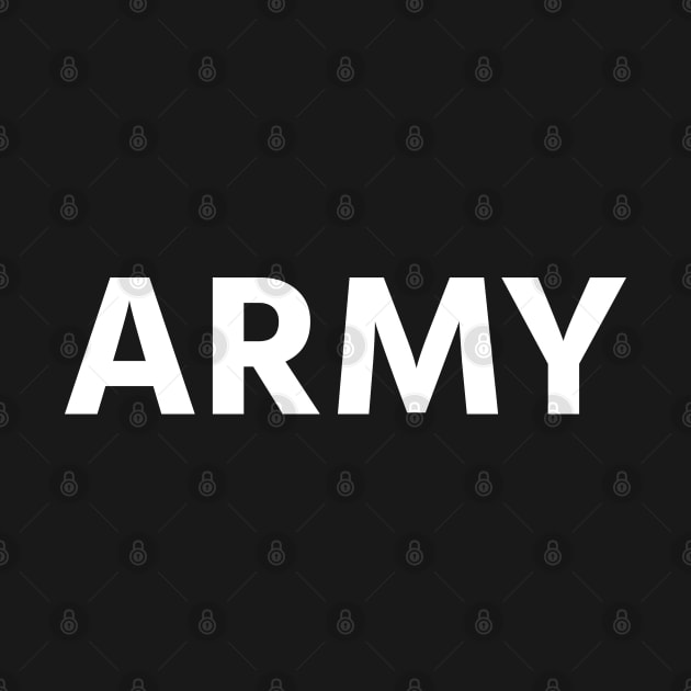 ARMY - Classic PT - White by Raw10