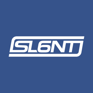 Slant 6 Icon (White + Blue) T-Shirt