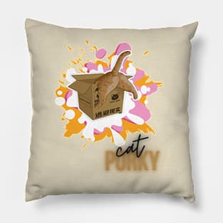 Porky cat Pillow