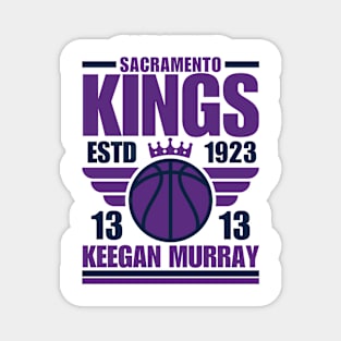 Sacramento Kings Murray 13 Basketball Retro Magnet