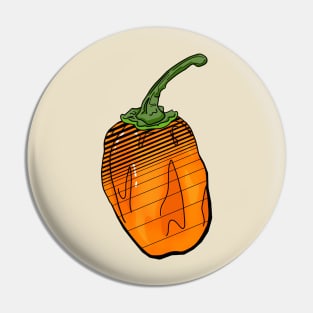 Habanero Chilli Pepper Sticker Spicy Hot Jalapeno Carolina Reaper Pin