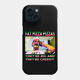 Retro Oz TV - Fat Pizza - THEY'RE BIG AND THEY'RE CHEESY! Phone Case