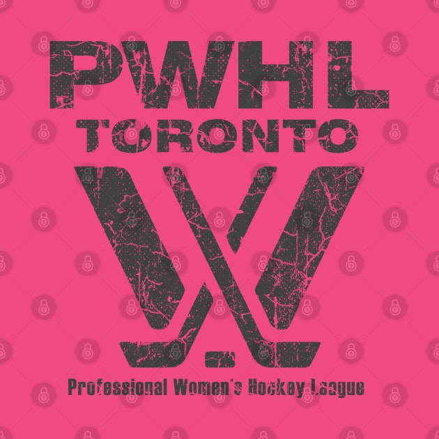 TORONTO - PWHL RETRO by katroxdesignshopart444