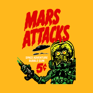 Mars Attacks Bubble Gum T-Shirt