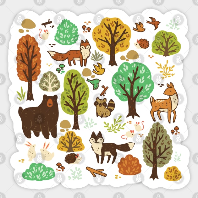 Forest Animals - Forest Animals - Sticker