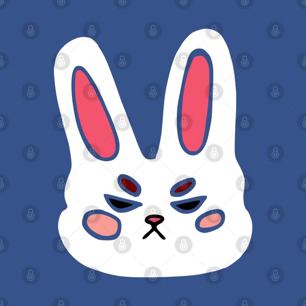 angry bunny clipart by Art by Lex