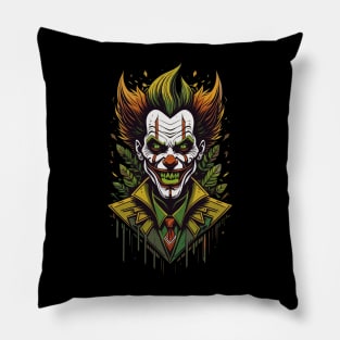 Psychotic Clown Pillow