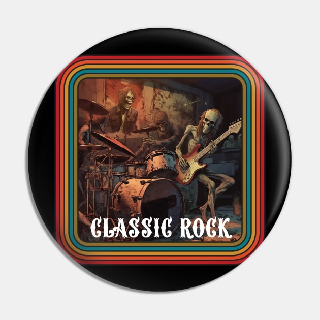 Classic Rock Pin by DavidLoblaw