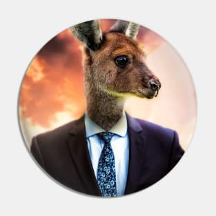 Suit up Kangaroo Pin
