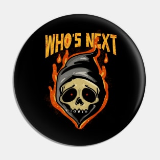 Skull Fire Head Pin