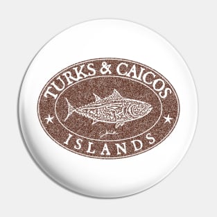 Turks & Caicos Islands Bluefin Tuna (Distressed) Pin