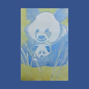 Panda Mama & Baby T-Shirt