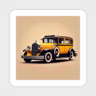 Art Deco Style Taxis Magnet