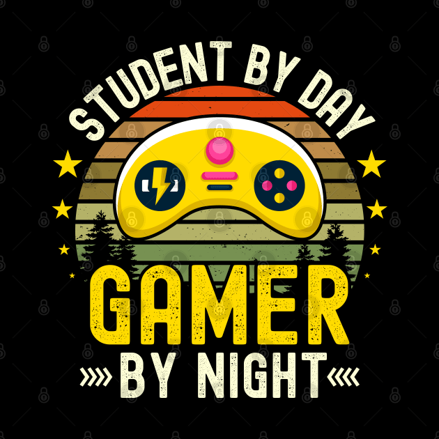 student Lover by Day Gamer By Night For Gamers by ARTBYHM