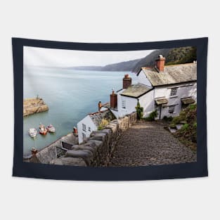 A Walk Down To Clovelly, Devon, England Tapestry