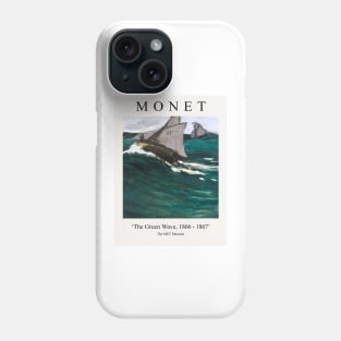 Claude Monet The Green Wave Phone Case