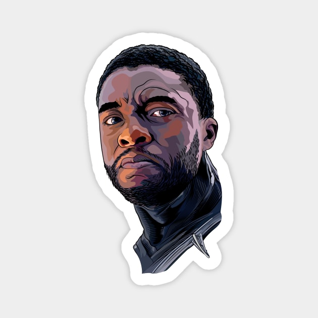 Wakandan King Magnet by pentoolarts