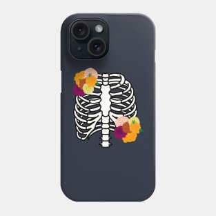 Day of the dead ribcage Phone Case