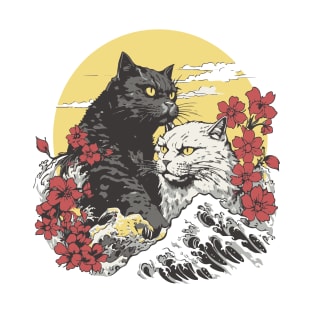 cute duo cat T-Shirt