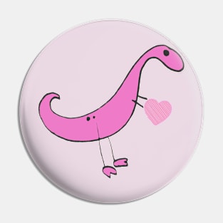 Dino Love Pin