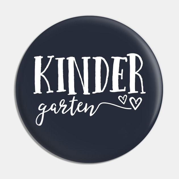 Kindergarten Teacher Back to School 100th Day Kinder Team Pin by 14thFloorApparel