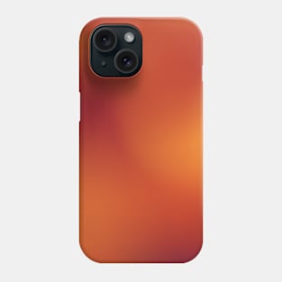 Hot Orange and Red Desert Abstract Gradient Design Phone Case