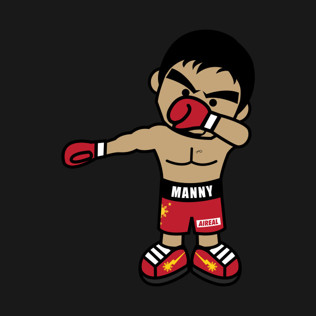 Disover Dabbing Cartoon Manny Pacquiao By AiReal Apparel - Dab - T-Shirt