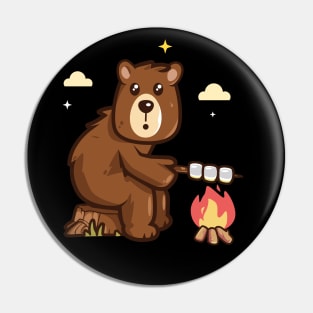 Toasting marshmallows (on dark colors) Pin