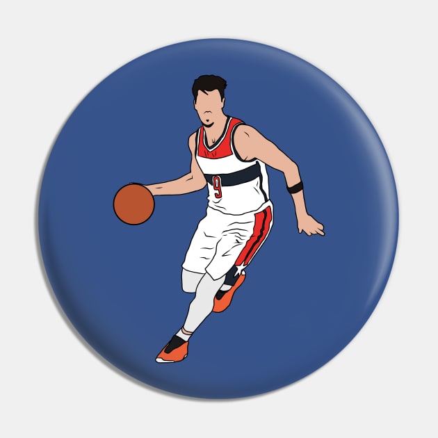 Deni Avdija Dribbling Pin by rattraptees