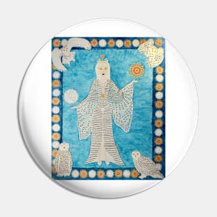 Spirit of the Snowy Owl Pin