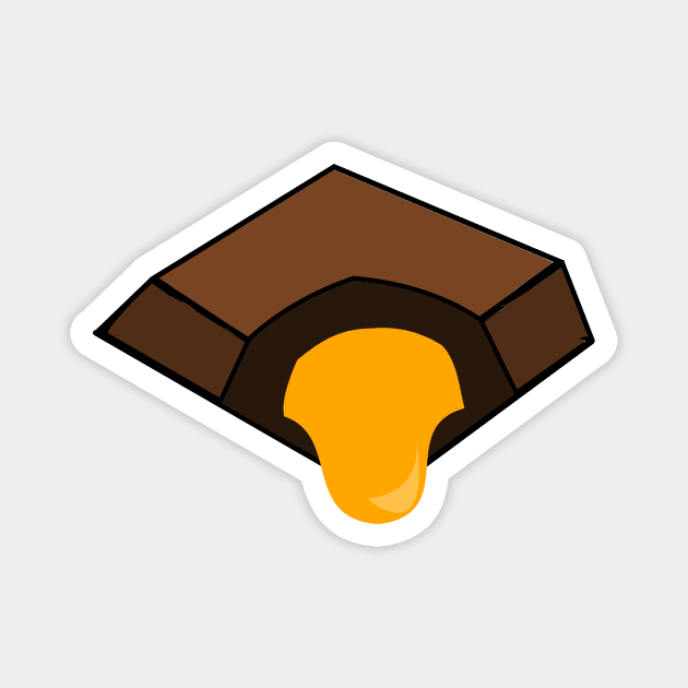 Chocolate Caramel Magnet by traditionation