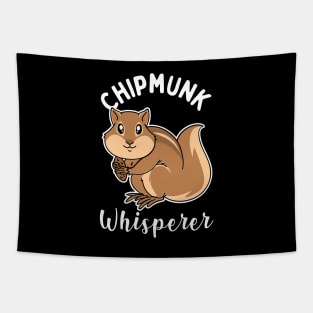 Chipmunk Whisperer Tapestry