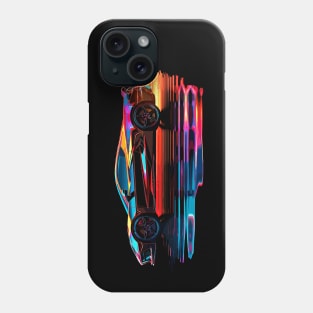 C8 Corvette Supercar Racecar Reflection Prism Art Sportscar Muscle Car Corvette C8 Phone Case