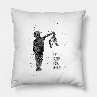 Fishing boy Pillow