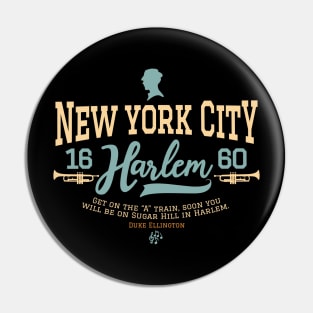 New York Harlem - Harlem Logo - Harlem Manhattan - Duke Ellington Pin