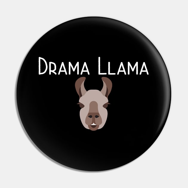 Drama - Drama Llama Pin by Kudostees