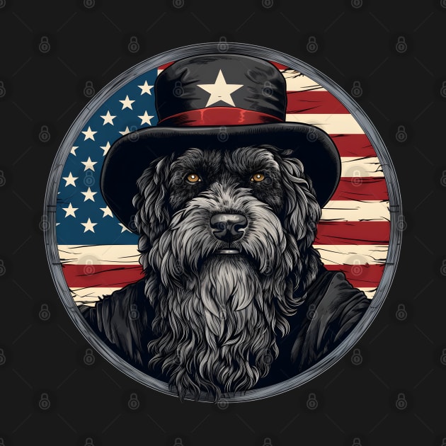 Patriotic Bouvier des Flandres by NatashaCuteShop