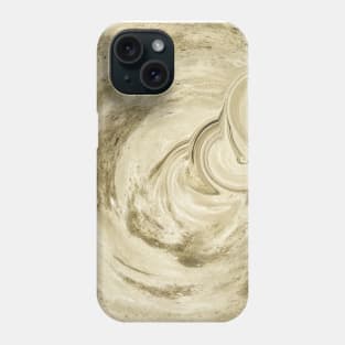 Surreal elevated stone spiral Phone Case